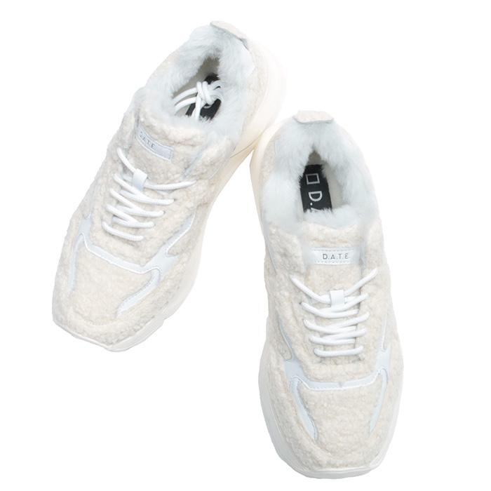 D.A.T.E. デイト FUGA スニーカー メンズ 24秋冬 FUGA FUR JAPAN WHITE MFGF-JP-WHJの画像