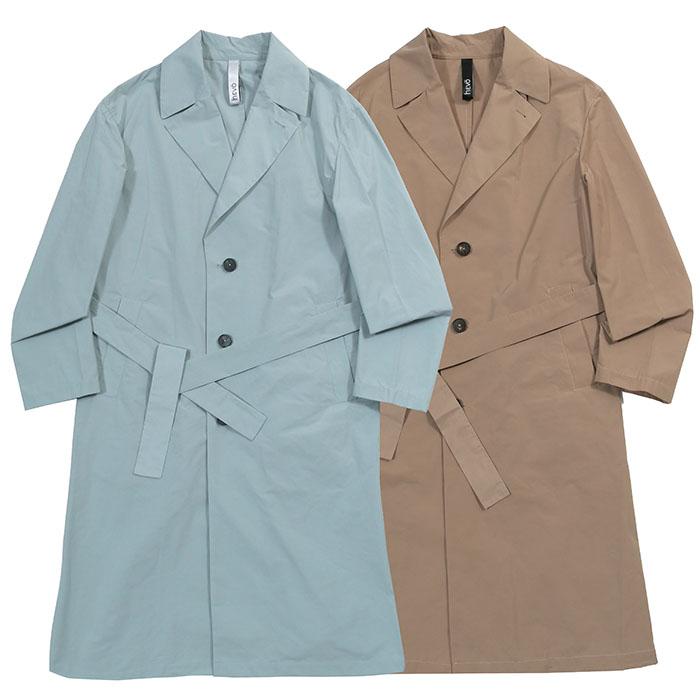 HEVO hevo イーヴォ OSTUNI シングルベルテッドコート メンズ 春 HEVO hevo イーヴォ OSTUNI シングルベルテッドコート メンズ 春