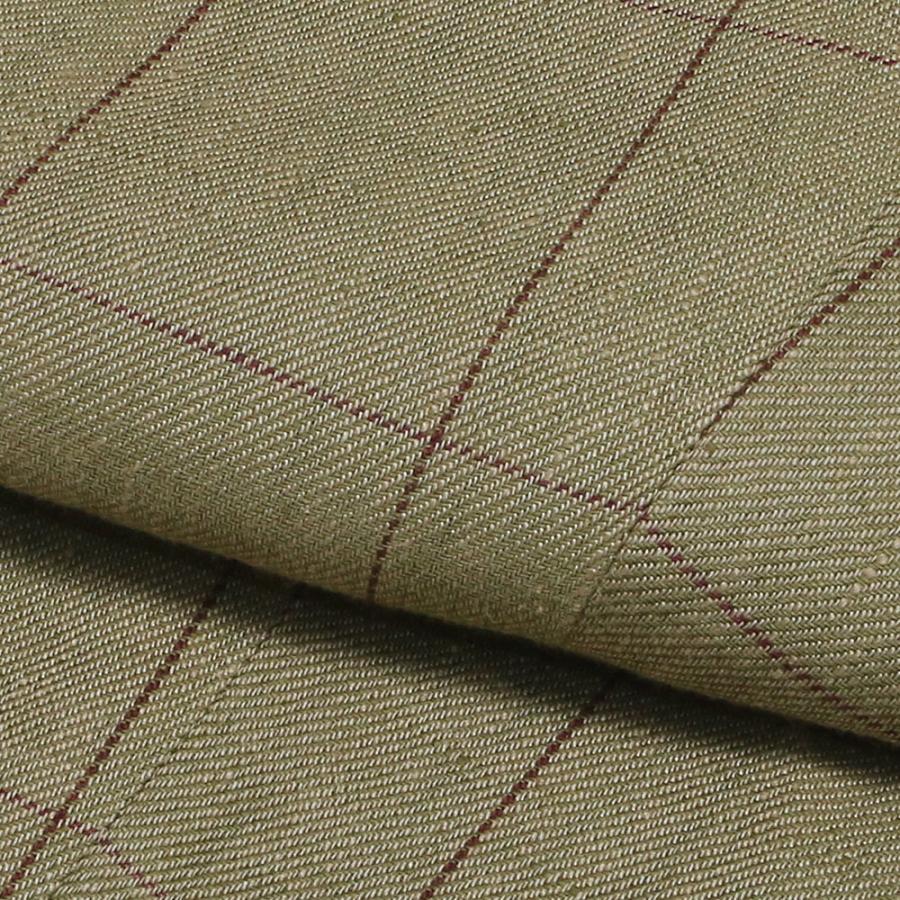 BERWICH（ベルウィッチ） SCOTCH リネンチェック 2プリーツサイド