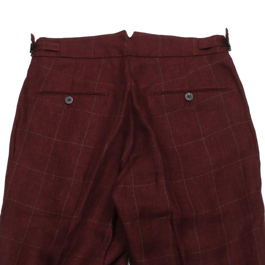 BERWICH（ベルウィッチ） SCOTCH リネンチェック 2プリーツサイド