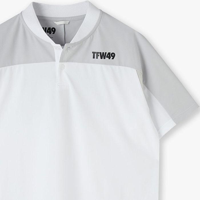 TFW49 ティーエフダブリュー49 SIDE MESH COLLARLESS POLO TFW49 ティーエフダブリュー49 SIDE MESH COLLARLESS POLO