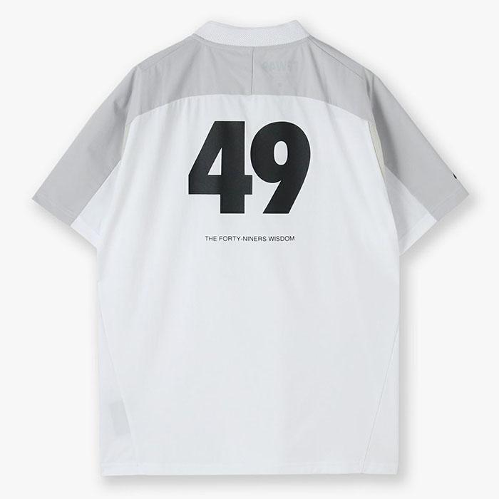 TFW49 ティーエフダブリュー49 SIDE MESH COLLARLESS POLO TFW49 ティーエフダブリュー49 SIDE MESH COLLARLESS POLO