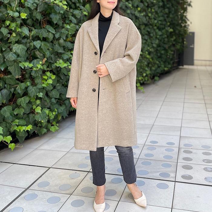 TICCA ティッカ シングルテントコート レディース 秋冬 BEIGE TICCA ティッカ シングルテントコート レディース 秋冬 BEIGE