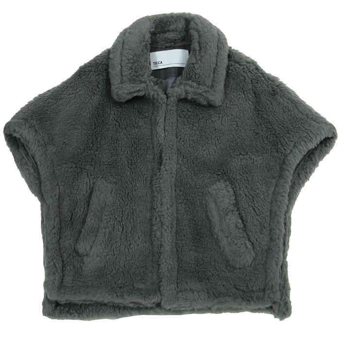 TICCA（ティッカ） WOOLファーポンチョ 24秋冬 TBDA-033 : EXCLUSIVE