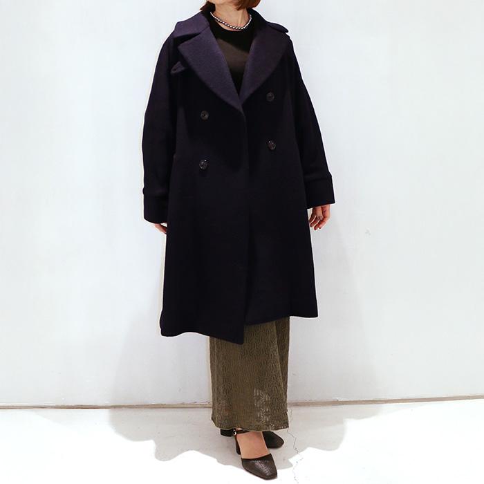 TICCA ティッカ　ウールテントコート TICCA（ティッカ） ウール ミックスツイード テント コート tbea-271