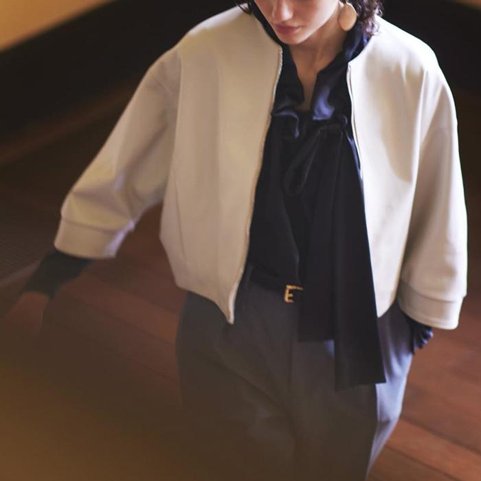 EMMETI TILLY レザージャケット　38 レディース】TILLY SP LAMB SKIN NAPPA | EMMETI(エンメティ