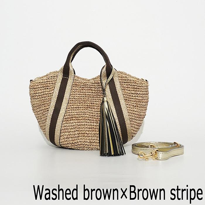 極美品 ヴィオラドーロ テープハンドルトート カゴバッグ ラフィア サフィア VIOLAd'ORO ヴィオラドーロ ラフィア テープハンドルトートSサイズ