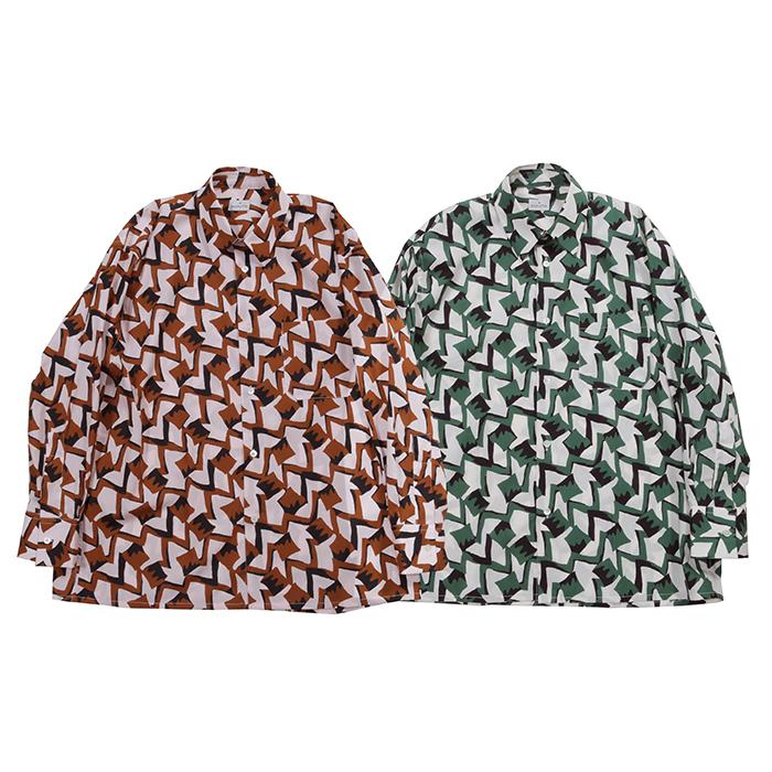 BAGUTTA 幾何学模様 半袖シャツ BAGUTTA 幾何学模様 半袖シャツ BAGUTTA 幾何学模様 半袖シャツ