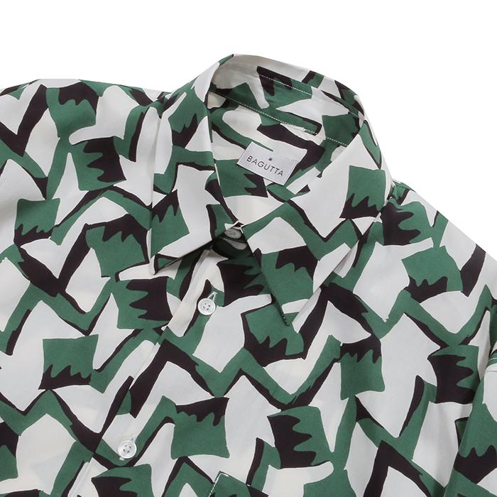 BAGUTTA バグッタ 幾何学柄シャツ レディース 春夏 YOY 12698