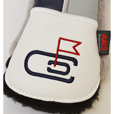 SALE!! AM&E excors Original Reverb 3-Panel Hybrid Headcover Navy/Gray/White ハイブリッド用｜excorsgolf｜03