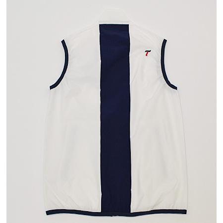 SALE! Tranvi トランヴィ TRJKB-03 Stretch Light Wind Vest White 軽量ストレッチウィンドベスト｜excorsgolf｜04