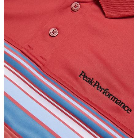 SALE! PeakPerformance ピークパフォーマンス  Player Print Polo Trek Pink  ポロシャツの画像