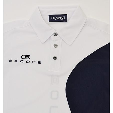 SALE!! excors エクスコアーズ TREXSHB-01 Wave Shirts White/Navy 