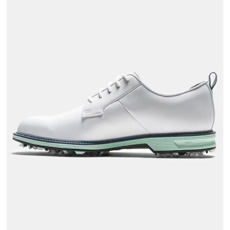 美品 フットジョイ プレミアシリーズ マイジョイ シューズ 白グリーン 26.0 FootJoy（フットジョイ） 【土日祝も発送】 Premiere Series - Field