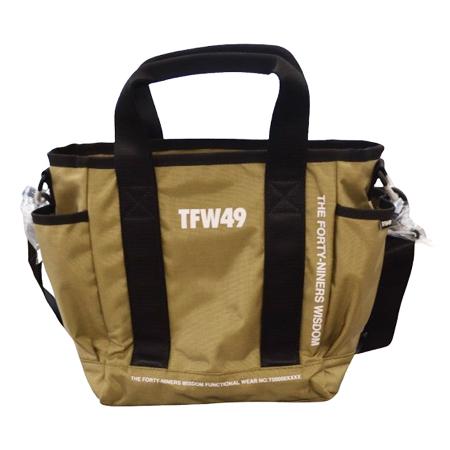 【土日祝も発送】TFW49 NYLON ROUND BAG DARK BEIGE ラウンドバッグ_1