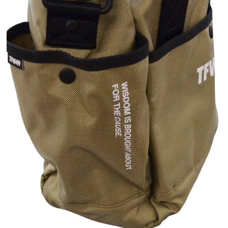 【土日祝も発送】TFW49 NYLON ROUND BAG DARK BEIGE ラウンドバッグ_3