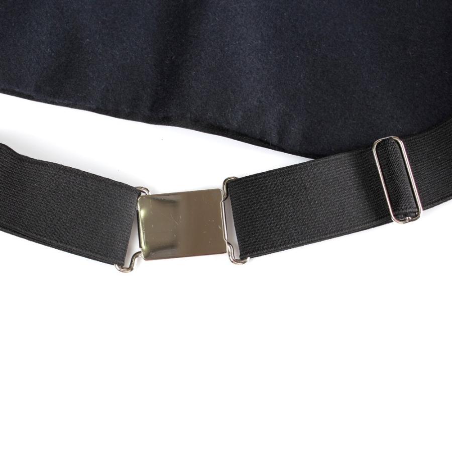 新品　日本製シルク蝶タイ＆カマーバンド 黒無地　Mサイズ EXCY 日本製シルク蝶タイ＆カマーバンド 黒無地 : EXCY