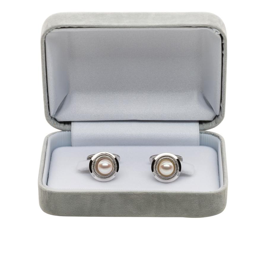 パールカフス 本真珠 シルバー925 日本製 | EXCY