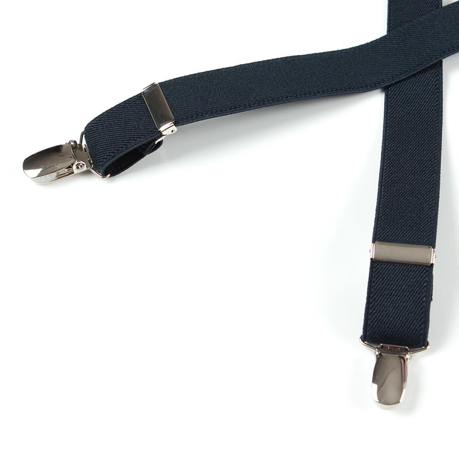 BRETELLE&BRACES サスペンダー イタリア製 ネイビー サスペンダー（その他）｜STRASBURGO OUTLET