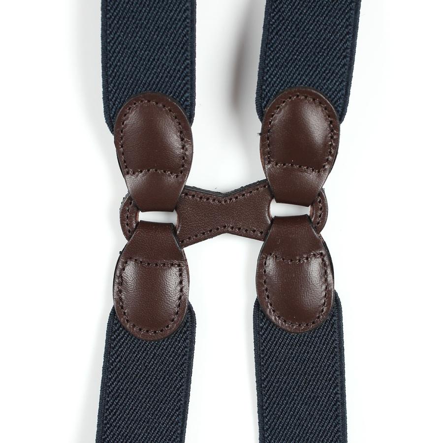 BRETELLE&BRACES サスペンダー イタリア製 ネイビー 結婚式・披露宴に ～ VAR-M4 BRETELLE&BRACES シルクニット