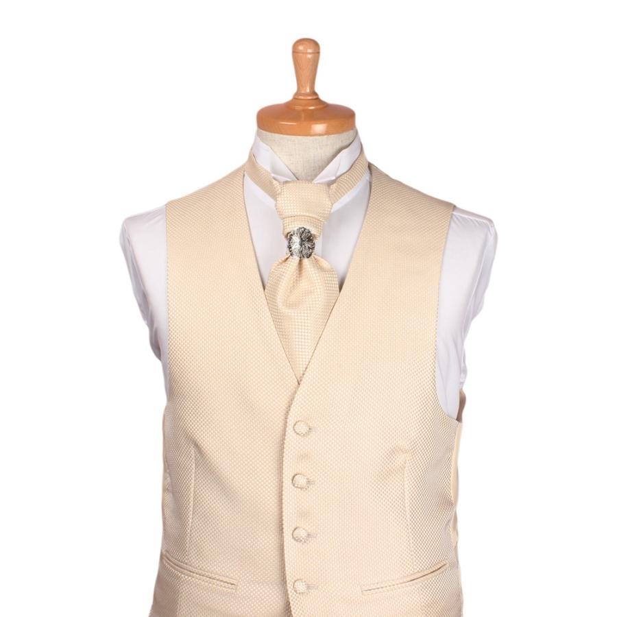 EXCY ベストセット FORMAL メンズ フォーマルベストセット クリーム 