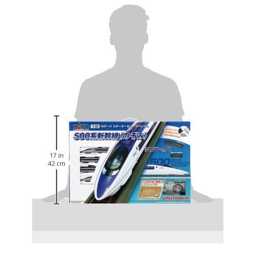 KATO Nゲージ スターターセットスペシャル 500系 新幹線 のぞみ 10-003 鉄道模型入門セット のぞみ