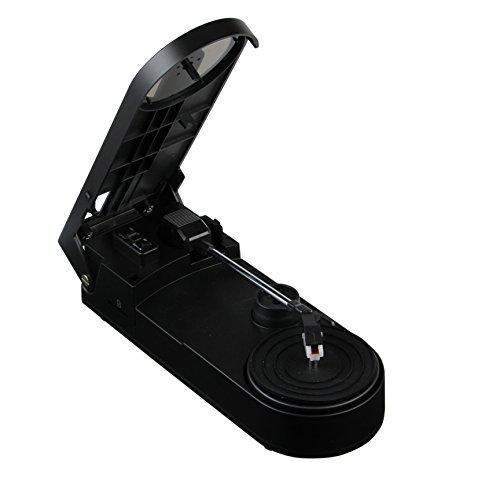 エバリエント ポータブルレコードプレーヤー PT-208E 