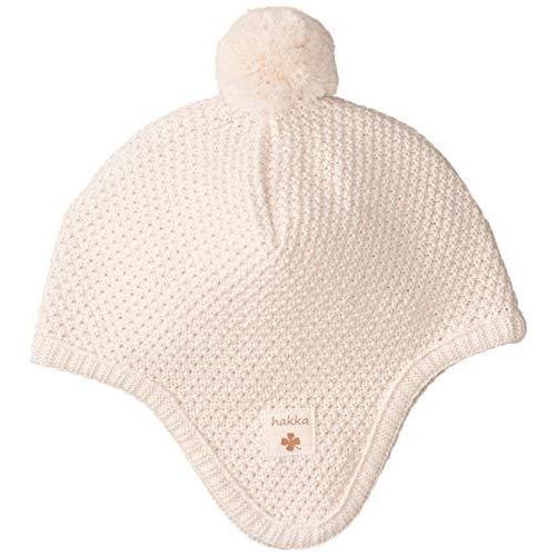 プレミアム Hakka Baby ハッカベビー 生成 F オーガニックコットンベビー帽子 Baby Hakka ハッカベビー ベビー用ファッション小物 Aliuminium Lt