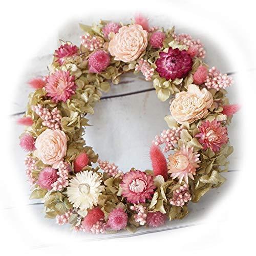 高い素材 Lulu S ルルズ ドライフラワーを使った春色リース ドライフラワー ナチュラルリース サイズ 直径約24cm 高さ約7 レビューで送料 無料 Www Tiebreak Fr