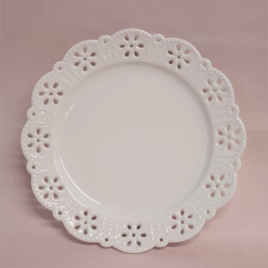 安い 透かし花柄のお皿 かわいい プレゼントに最適 薔薇雑貨sara001 当社の