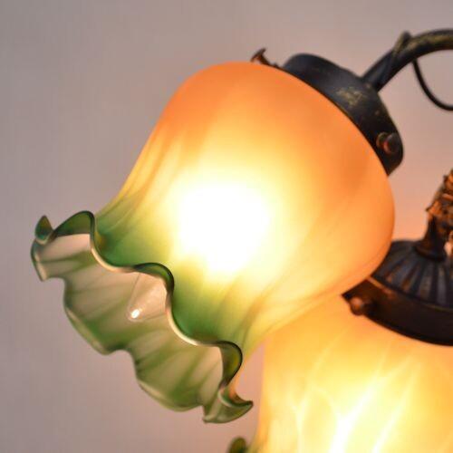 スラシックローズ卓上ライトアンティークレトロランプおしゃれ3段階減