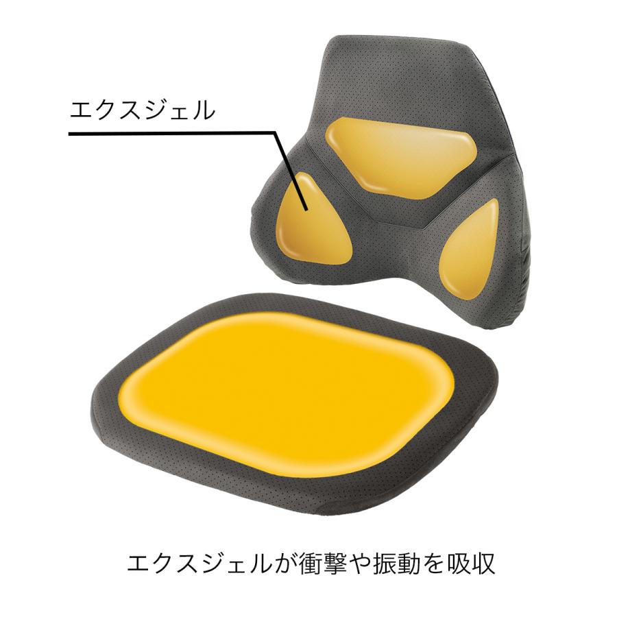 EXGEL（エクスジェル） ジェルクッション 腰痛 クッション 車 腰痛対策