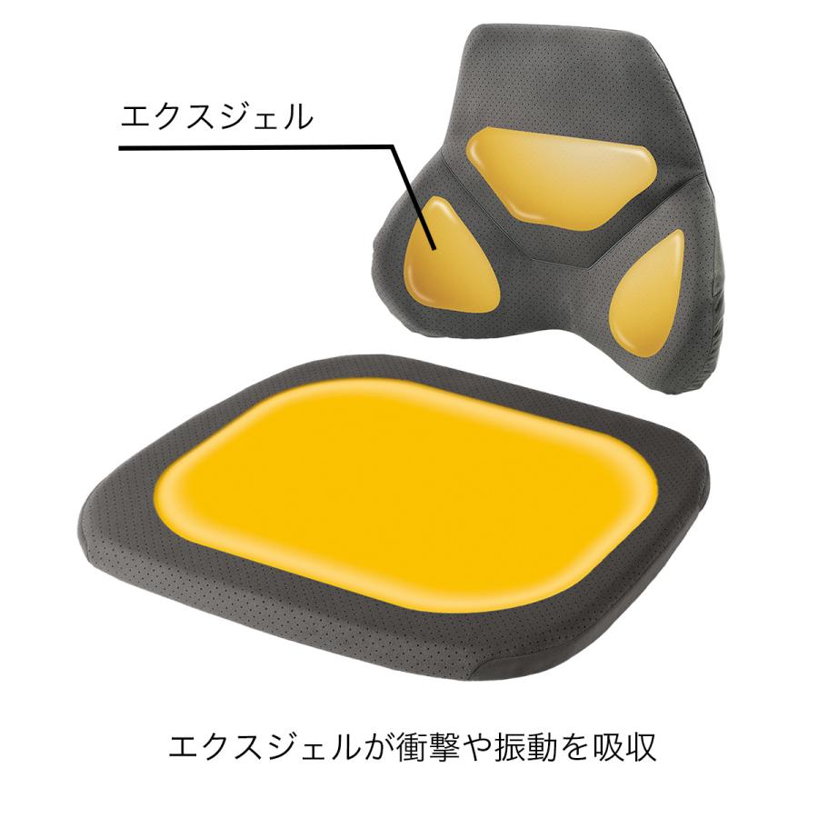 EXGEL（エクスジェル） ジェルクッション 腰痛 クッション 車 腰痛対策