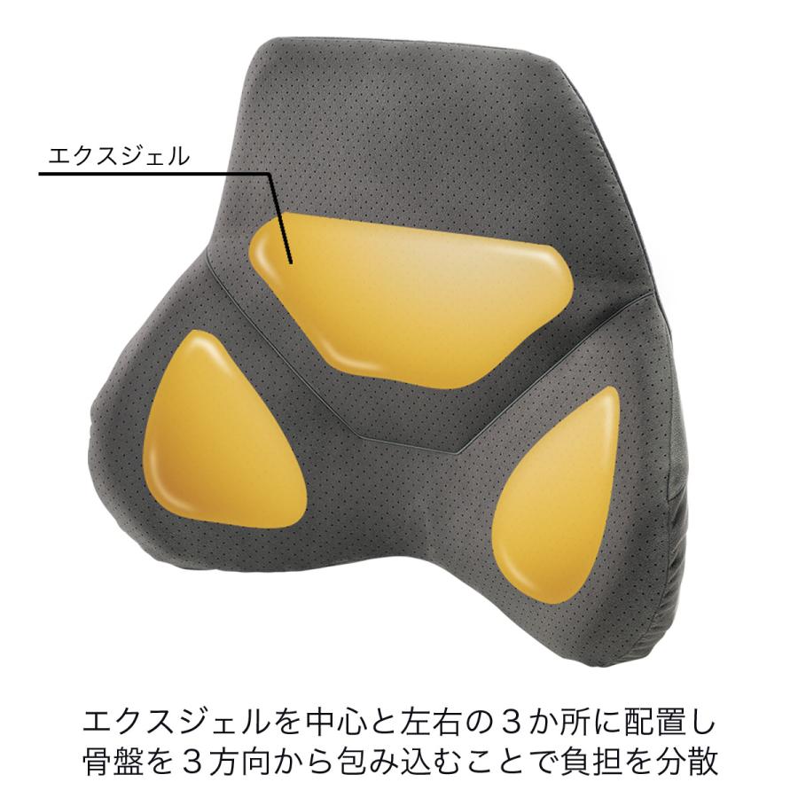 EXGEL（エクスジェル） ジェルクッション 腰痛 クッション 車 座布団