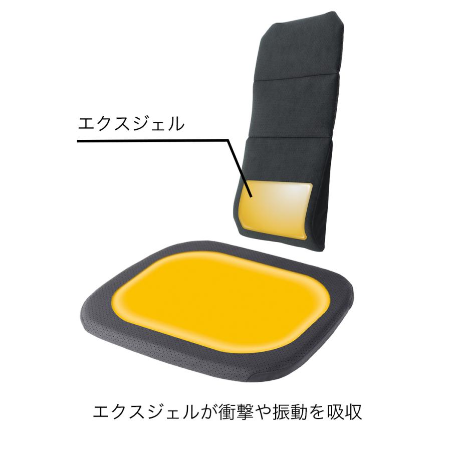 EXGEL（エクスジェル） ジェルクッション 腰痛 クッション 車 腰痛対策