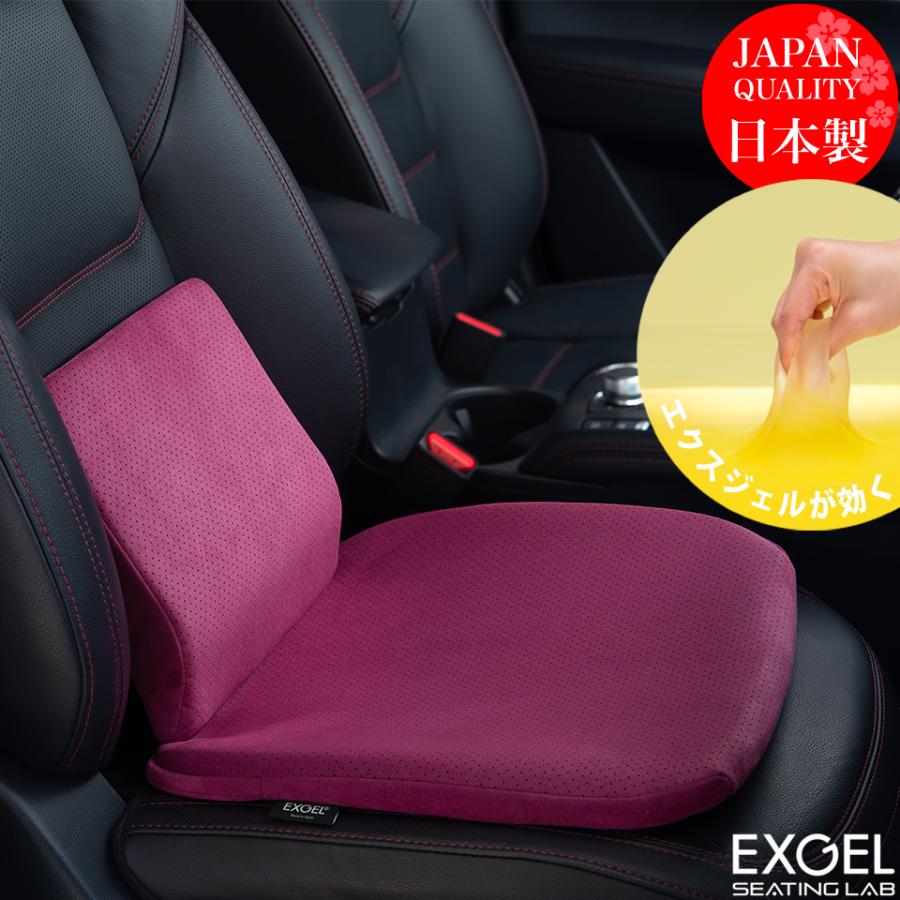 EXGEL（エクスジェル） ジェルクッション 腰痛 クッション 車 腰痛対策