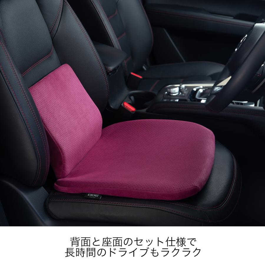 EXGEL（エクスジェル） ジェルクッション 腰痛 クッション 車 腰痛対策