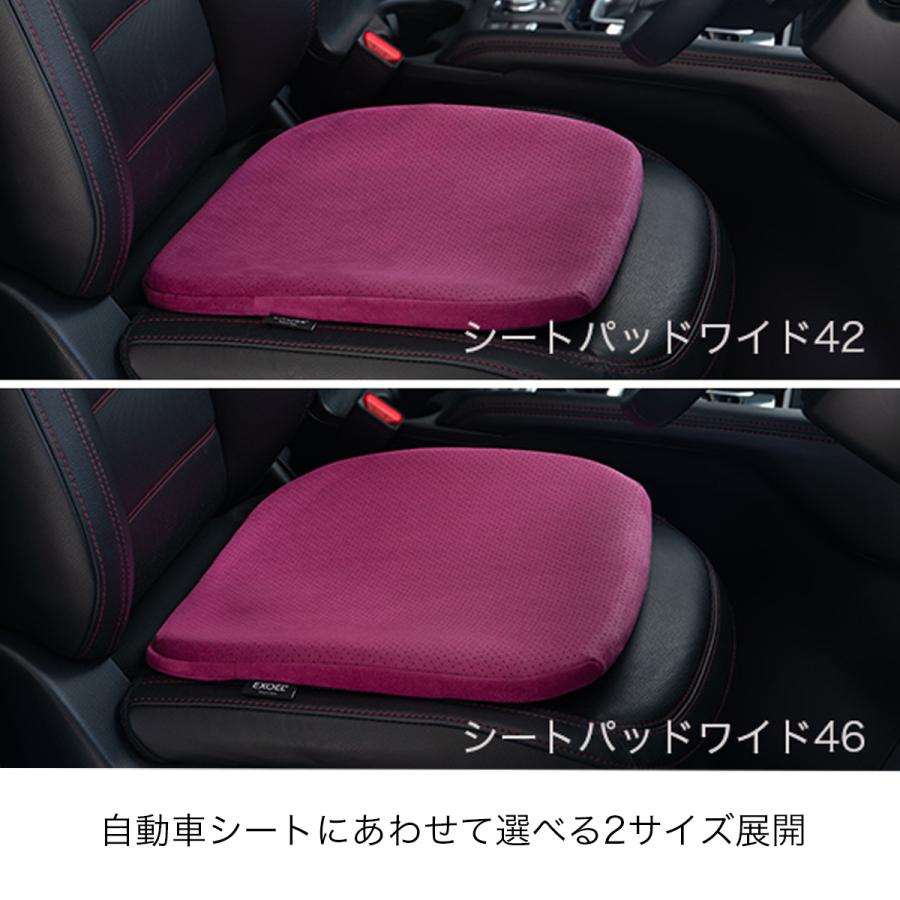EXGEL 自動車クッション ブラック　２つセット EXGEL（エクスジェル） ジェルクッション 腰痛 クッション 車 腰痛対策