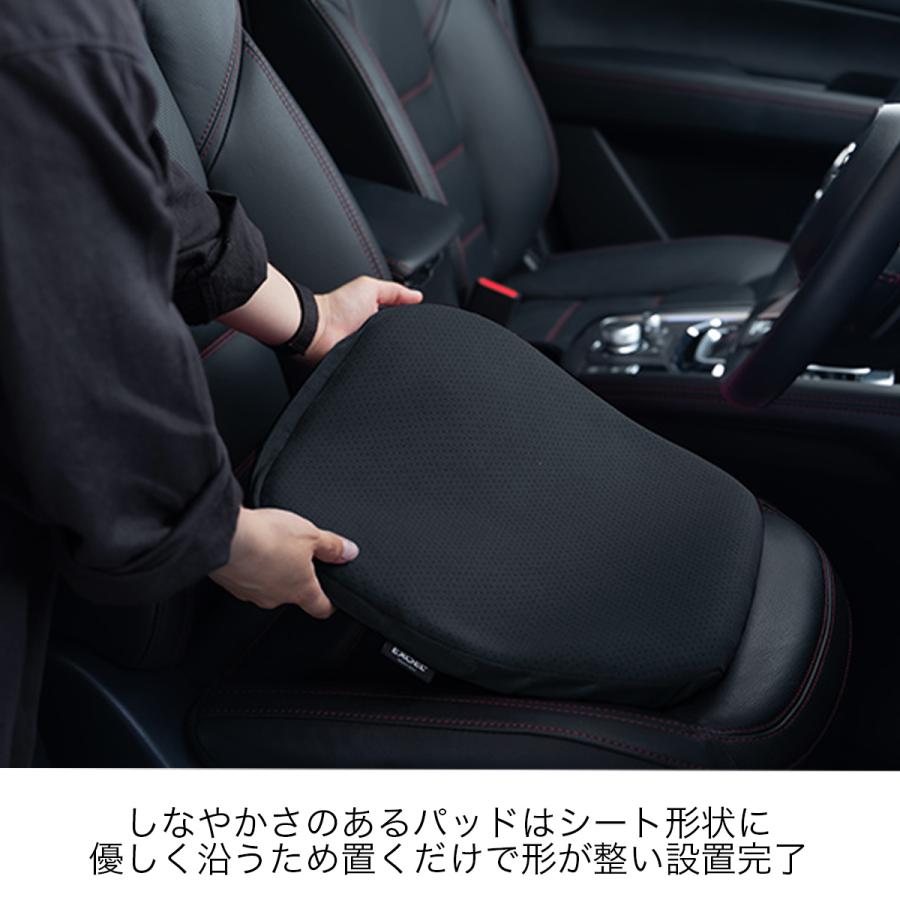 EXGel 骨盤・姿勢矯正クッション ブラック　腰痛対策　運転　デスクワーク EXGEL（エクスジェル） ジェルクッション 腰痛 クッション 車 腰痛対策