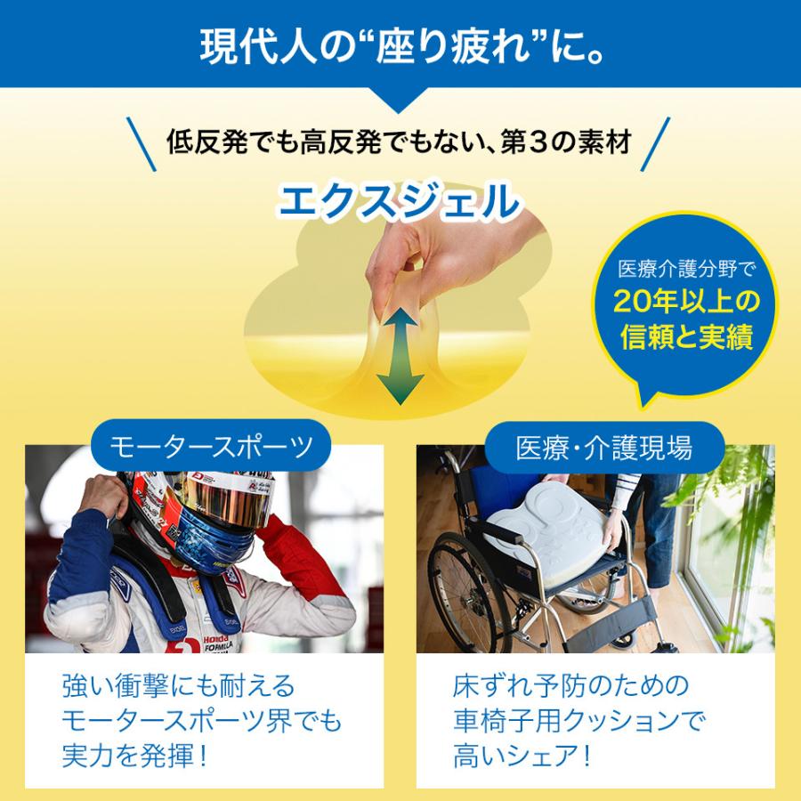 EXGEL ジェルクッション クッション 腰 姿勢 腰痛 腰痛対策 骨盤 EXGEL ジェルクッション クッション 腰 姿勢 腰痛 腰痛対策 骨盤