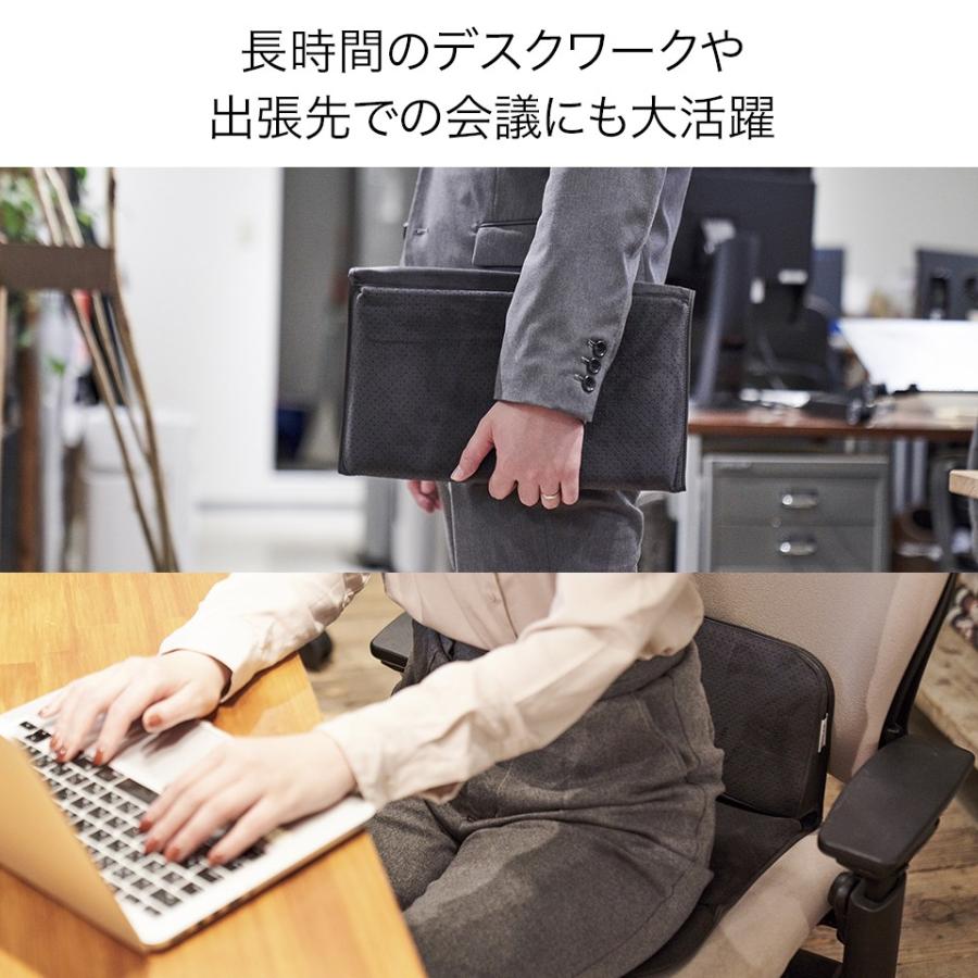 美品✨ EXGEL ジェルクッション モバイル 腰痛 対策 持ち運び 便利 EXGEL ジェルクッション クッション 持ち運び 薄い テレワーク