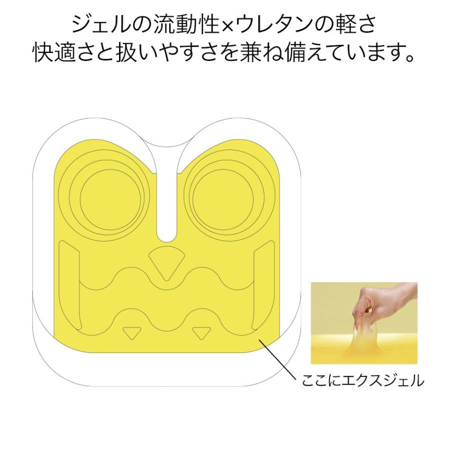 ジェルクッション クッション 腰 姿勢 腰痛 腰痛対策 体圧分散 テレワーク エクスジェル メーカー公式 EXGEL アウルカンフィ OWF10 日本製｜exgel｜06