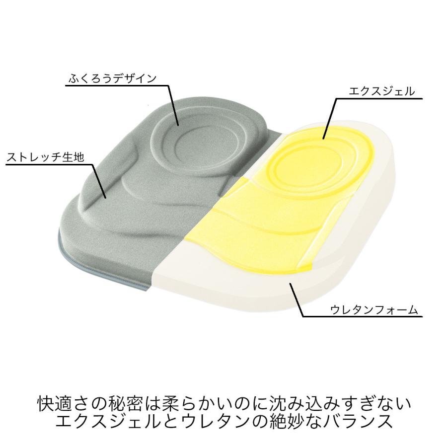 EXGEL（エクスジェル） ジェルクッション クッション 腰 腰痛対策 体圧