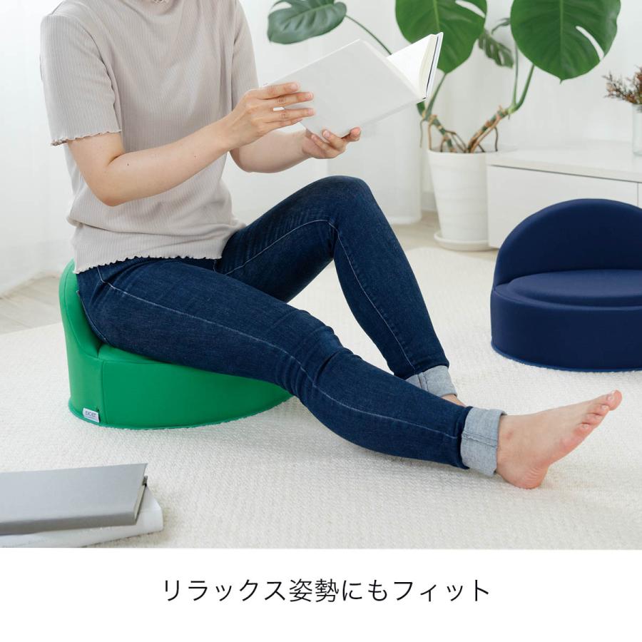 EXGEL ミニ座椅子 PUN32-SK スカイブルー EXGEL（エクスジェル） ジェルクッション 姿勢 腰痛対策 体圧分散