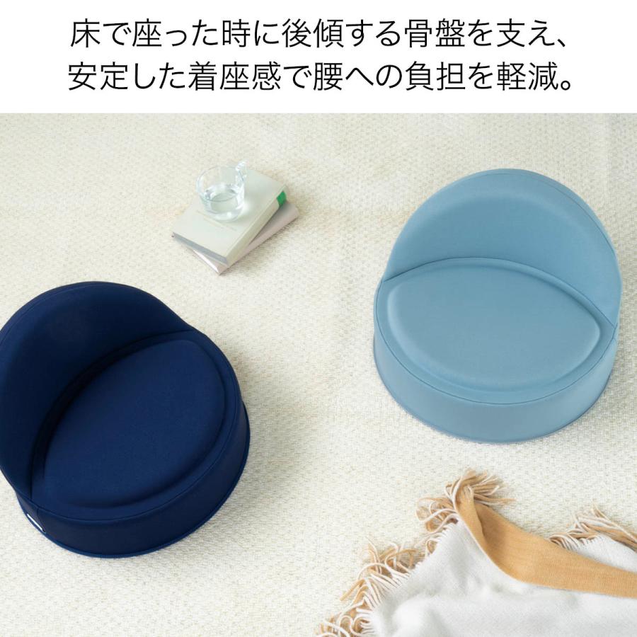 EXGEL 骨盤・姿勢矯正クッション ブルー EXGEL（エクスジェル） ジェルクッション 姿勢 腰痛対策 体圧分散