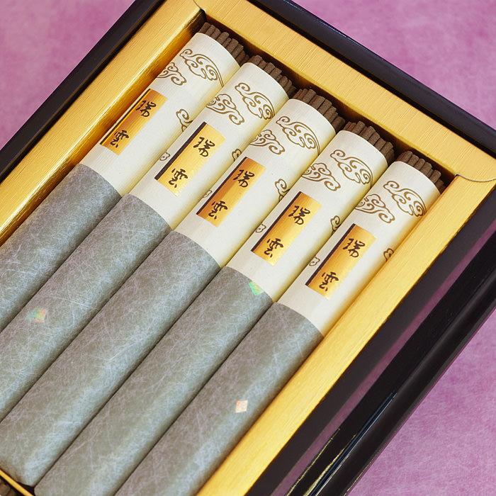 新品未使用【日本香堂：お線香】高級　瑞雲 塗箱短寸8入 瑞雲 桐箱短寸5入 | 贈答用お線香 | 日本香堂公式
