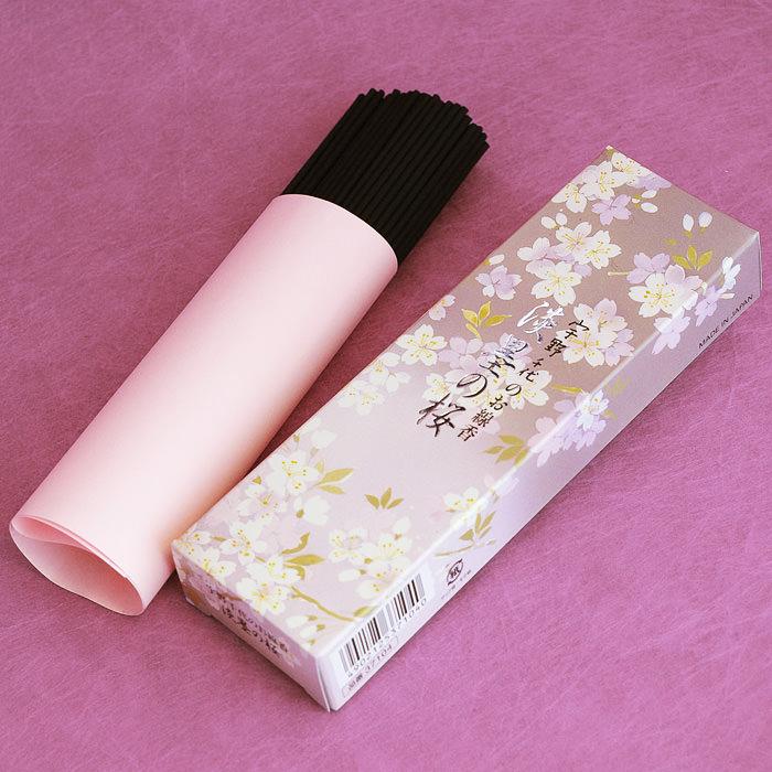日本香堂 線香「宇野千代のお線香 淡墨の桜」日本香堂 小バラ詰 贈答用