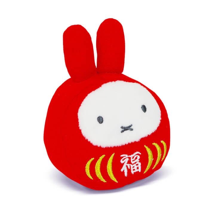 Miffy（ミッフィー） ぬいぐるみ 福だるま 紅白セット お祝い ギフト