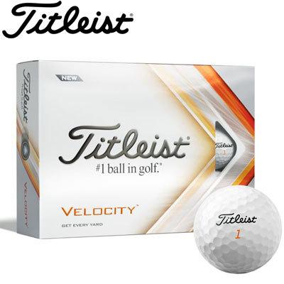 超歓迎された あすつく可能 Titleist タイトリスト Velocity ベロシティ ゴルフ ボール 12球 22モデル Wantannas Go Id