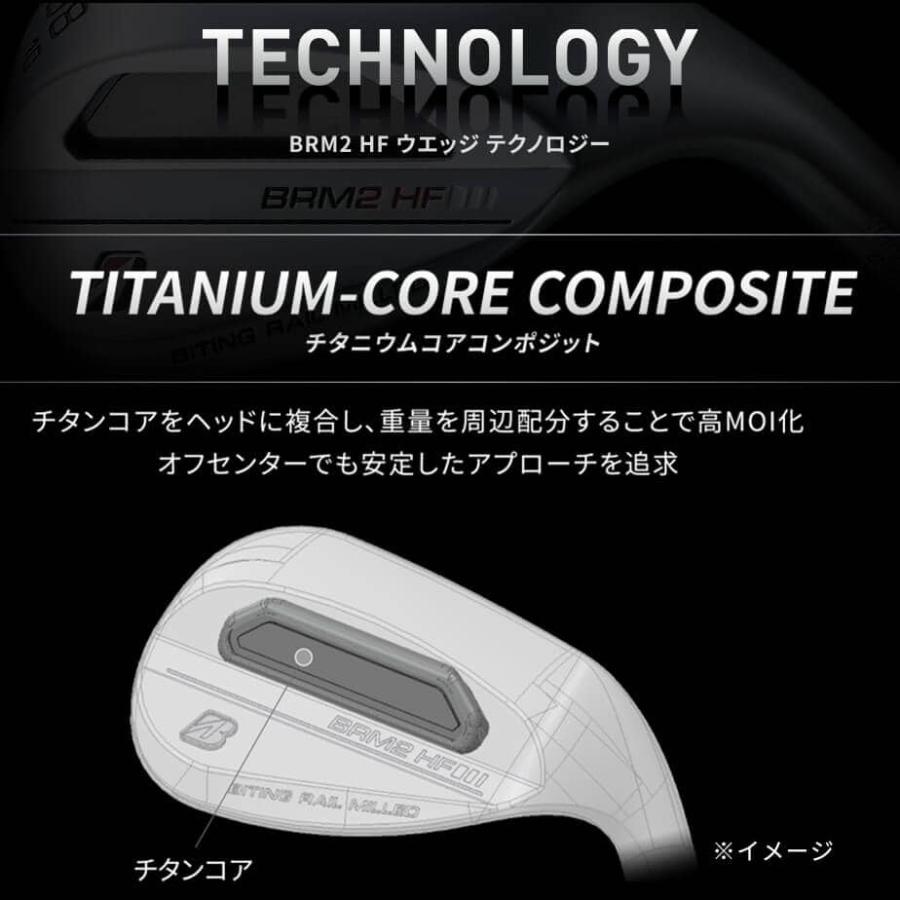 ブリヂストン ゴルフ BRM2 HF ウェッジ メンズ 右用 N.S.PRO 850GH neo スチールシャフト 2023年モデル BRIDGESTONE GOLF｜exgolf｜03